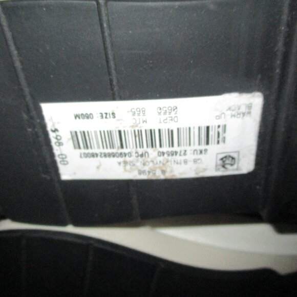 GB Black Warm-up Booties sneakers hi-tops all weather 6 NWOT - Picture 4 of 6